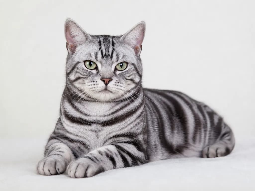 American Shorthair cat portrait